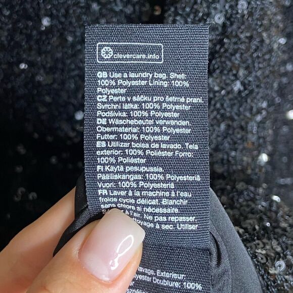 NWT & Other Stories Mini Black Dress Double Breasted Blazer Sequin Size XS - Picture 9 of 11